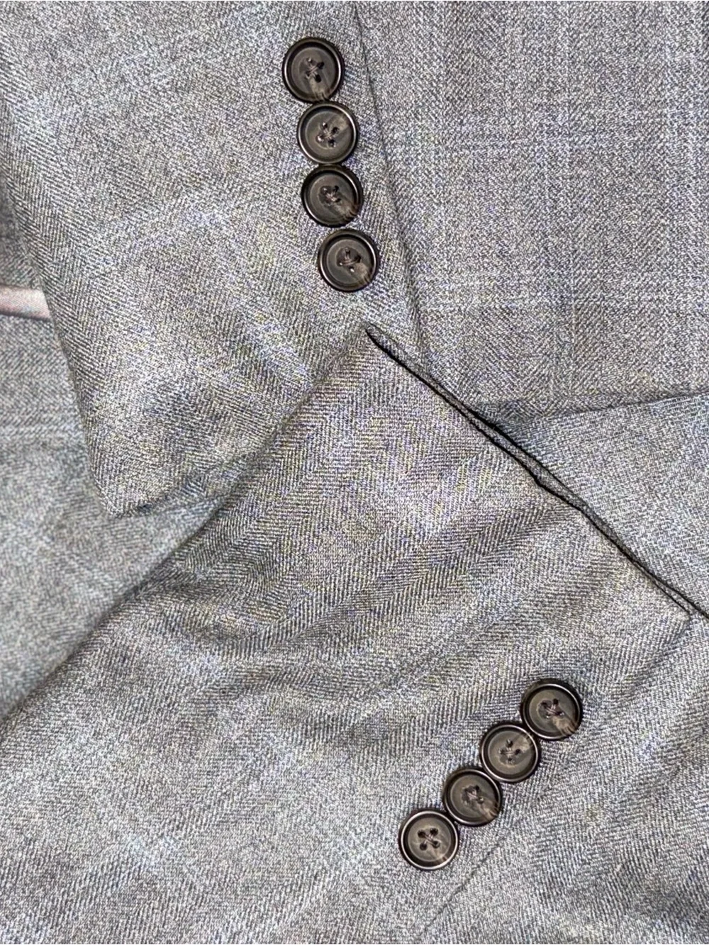Lauren Ralph Lauren Men’s 56L Gray Windowpane Sport Coat Blazer Classic Fit
